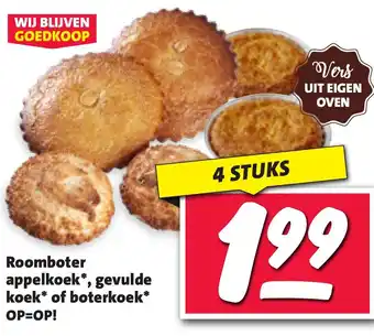 Nettorama Roomboter appelkoek, gevulde koek of boterkoek aanbieding
