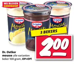 Nettorama Dr Oetker Mousse aanbieding