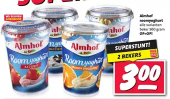 Nettorama Almhof roomyoghurt aanbieding