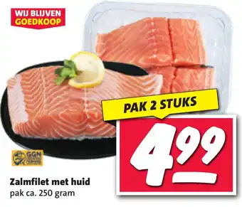 Nettorama Zalmfilet met huid aanbieding
