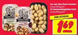 Nettorama Jac van den Oord roasters of ovenaardappelen kriel aanbieding