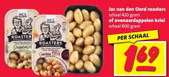 Nettorama Jac van den Oord roasters of ovenaardappelen kriel aanbieding