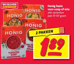 Nettorama Honig basis voor soep of mix aanbieding