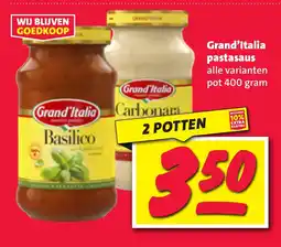 Nettorama Grand'Italia pastasaus aanbieding