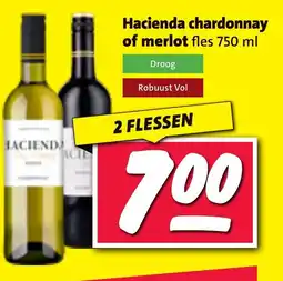 Nettorama Hacienda chardonnay of merlot aanbieding