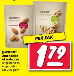 Nettorama gwoono Amandelen of walnoten aanbieding