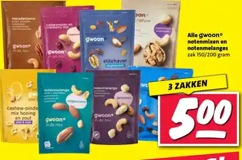 Nettorama Alle gwoon° notenmixen en notenmelanges aanbieding