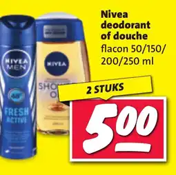 Nettorama Nivea deodorant of douche aanbieding