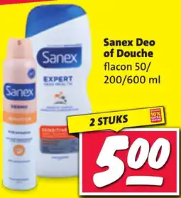 Nettorama Sanex Deo of Douche aanbieding