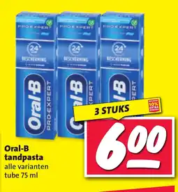 Nettorama Oral-B tandpasta aanbieding