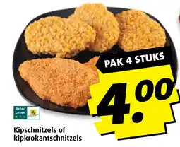 Boni Kipschnitzels of kipkrokantschnitzels aanbieding