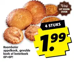 Boni Roomboter appelkoek, gevulde koek of boterkoek aanbieding