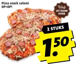 Boni Pizza snack salami aanbieding