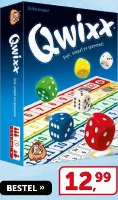 Boekenvoordeel Qwixx aanbieding