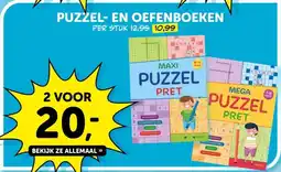 Boekenvoordeel PUZZEL- EN OEFENBOEKEN aanbieding