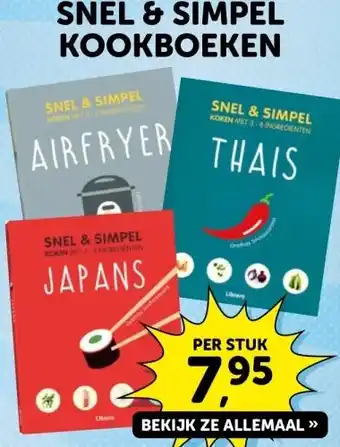 Boekenvoordeel SNEL & SIMPEL KOOKBOEKEN aanbieding
