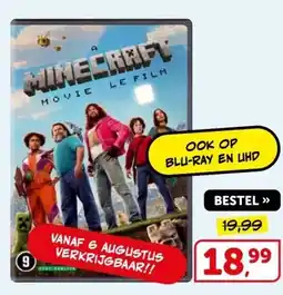 Boekenvoordeel MINECRAFT MOVIE LE FILM aanbieding