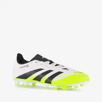 Scapino Adidas Predator Club MG kinder voetbalschoenen wit zwart aanbieding