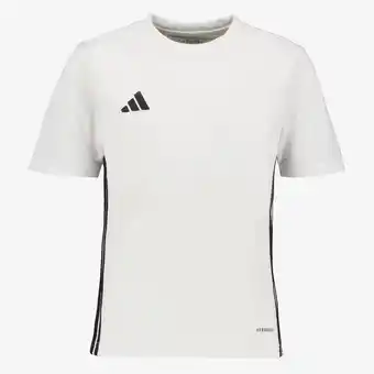Scapino Adidas kinder sport T-shirt wit aanbieding