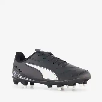 Scapino Puma Vitoria II MG kinder voetbalschoenen zwart wit aanbieding
