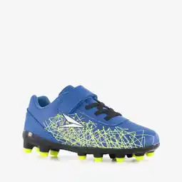 Scapino Dutchy Elevate FG kinder voetbalschoenen blauw geel aanbieding
