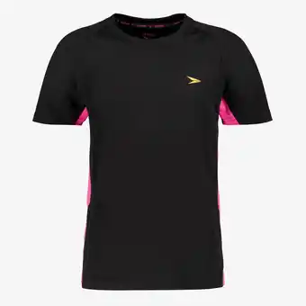 Scapino Dutchy kinder voetbal T-shirt zwart roze aanbieding