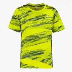 Scapino Dutchy Dry kinder voetbal T-shirt geel zwart aanbieding