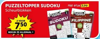 Boekenvoordeel PUZZELTOPPER SUDOKU aanbieding