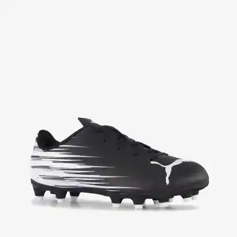 Scapino Puma Attacanto II MG kinder voetbalschoenen zwart wit aanbieding