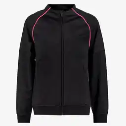 Scapino Dutchy meisjes trainingsjas zwart roze aanbieding