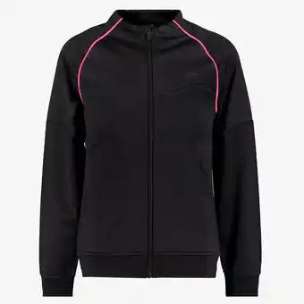 Scapino Dutchy meisjes trainingsjas zwart roze aanbieding