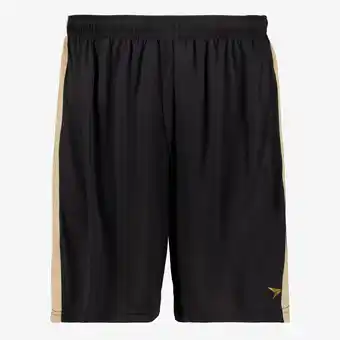 Scapino Dutchy heren voetbalshort zwart beige aanbieding