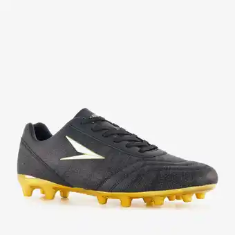 Scapino Dutchy FG heren voetbalschoenen zwart goud aanbieding