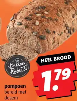 Boni pompoen bereid met desem aanbieding