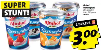 Boni Almhof roomyoghurt aanbieding