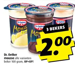 Boni Dr. Oetker mousse aanbieding
