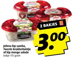 Boni Johma kip samba, Twents kruidentuintje of kip mango salade aanbieding