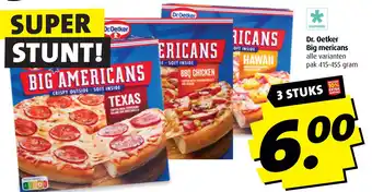 Boni Dr. Oetker Big mericans aanbieding