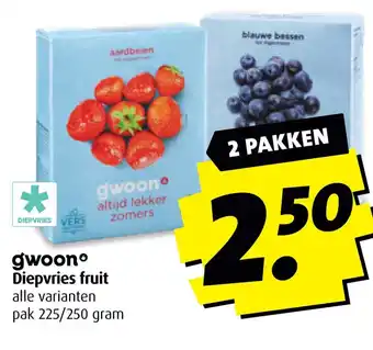 Boni gwoon Diepvries fruit aanbieding