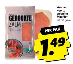 Boni Visscher Noorse gerookte zalmfilet aanbieding