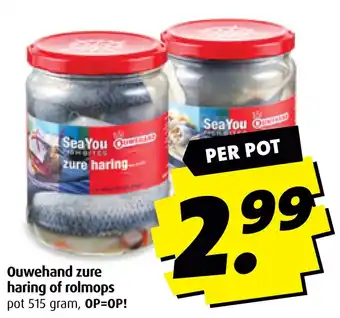 Boni Ouwehand zure haring of rolmops aanbieding