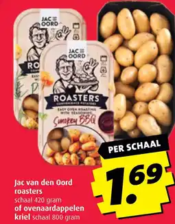 Boni Jac van den Oord roasters of ovenaardappelen kriel aanbieding
