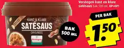 Boni Verstegen kant en klare satésaus aanbieding