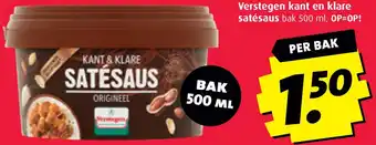 Boni Verstegen kant en klare satésaus aanbieding