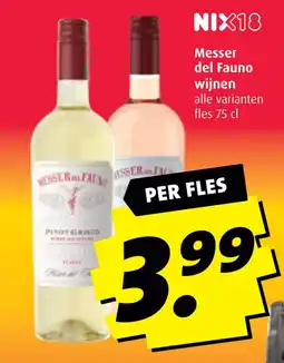 Boni Messer del Fauno wijnen aanbieding