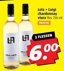 Boni Lola + Luigi chardonnay viura aanbieding
