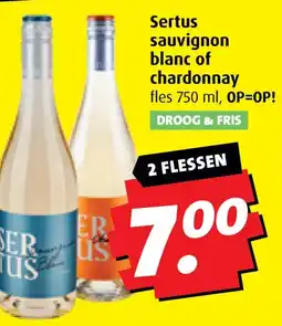Boni Sertus sauvignon blanc of chardonnay aanbieding