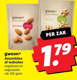 Boni gwoon Amandelen of walnoten aanbieding