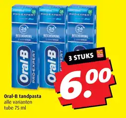 Boni Oral-B tandpasta aanbieding