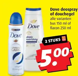 Boni Dove deospray of douchegel aanbieding